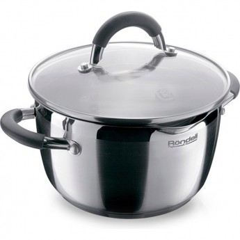 Кастрюля с крышкой RONDELL FLAMME 18 см, 2,3 л Кастрюля с крышкой RONDELL FLAMME 18 см, 2,3 л