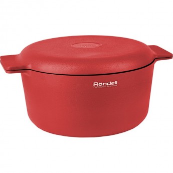 Кастрюля с крышкой RONDELL RED EDITION 24 см, 4,6 л Кастрюля с крышкой RONDELL RED EDITION 24 см, 4,6 л