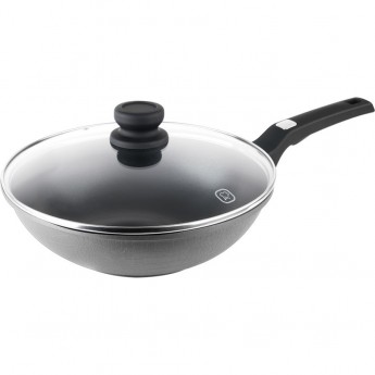 Вок с крышкой RONDELL ESCURION GREY 28 см, 3,8 л Вок с крышкой RONDELL ESCURION GREY 28 см, 3,8 л