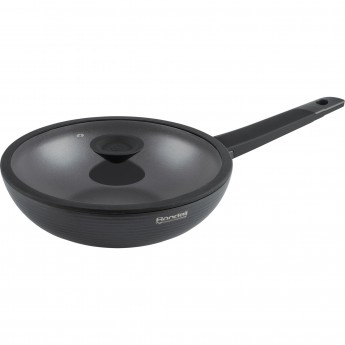 Вок с крышкой RONDELL KONTUR 28х8 см Вок с крышкой RONDELL KONTUR 28х8 см