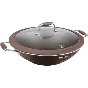 Вок с крышкой RONDELL MOCACCINO PROFESSIONAL 32 см, 4,5 л Вок с крышкой RONDELL MOCACCINO PROFESSIONAL 32 см, 4,5 л